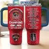 Florida Panthers Stanley Cup 2024 Champions Let’s Go Cats 40oz Tumbler