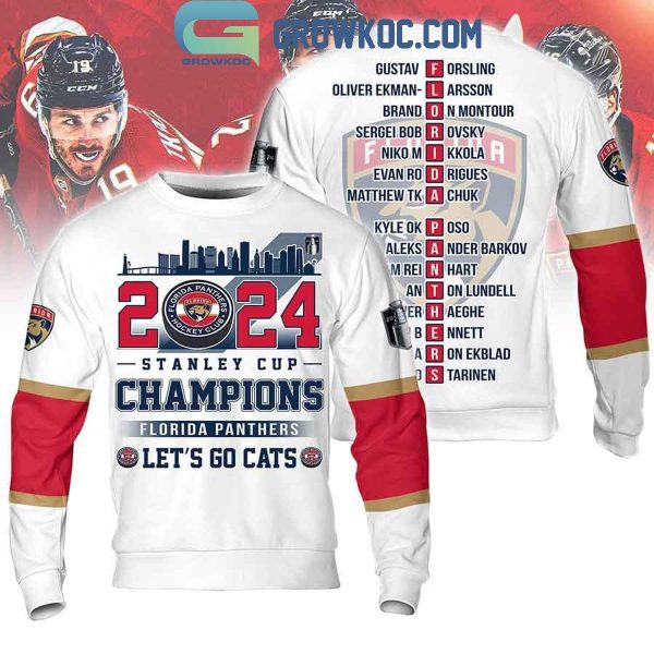 Florida Panthers Skyline Stanley Cup 2024 Champions Hoodie Shirts