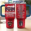 Florida Panthers Skyline Stanley Cup 2024 Champions 40oz Tumbler