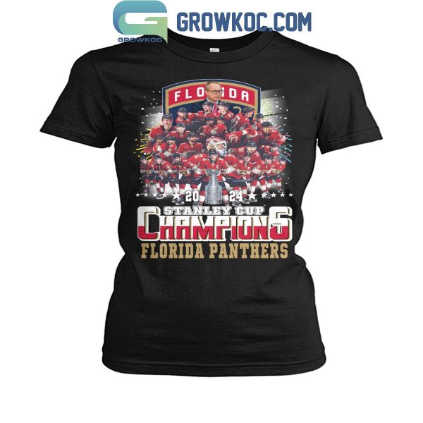 Florida Panthers Stanley Cup 2024 Champions T Shirt