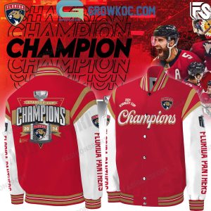 Florida Panthers Stanley Cup Champions Baseball Jacket