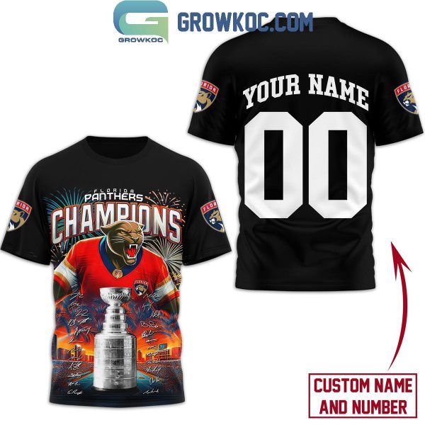 Florida Panthers Stanley Cup Champions Personalized Hoodie T Shirt