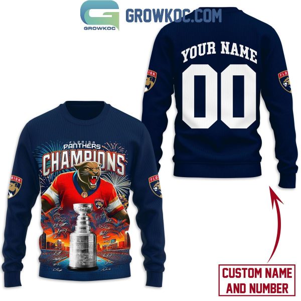 Florida Panthers Stanley Cup Champions Personalized Hoodie T Shirt