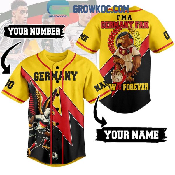 Germany UEFA Euro 2024 I’m A Fan Now And Forever Personalized Baseball Jersey