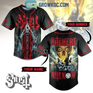 Ghost Rite Here Rite Now Legend Performance Personalized Baseball Jersey