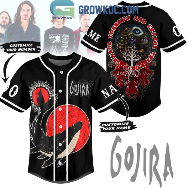 Gojira Change Yourself And Change The World Personalized Baseball Jersey
