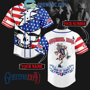 Grateful Dead Good Ol’ Glory Fan Personalized Baseball Jersey