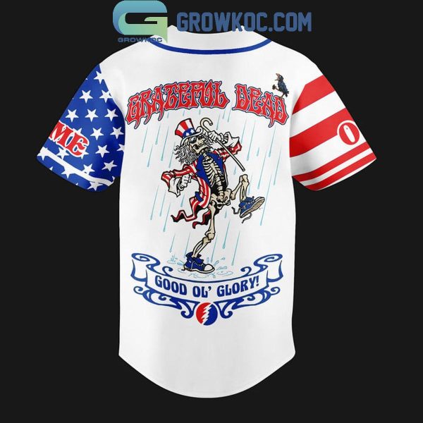 Grateful Dead Good Ol’ Glory Fan Personalized Baseball Jersey