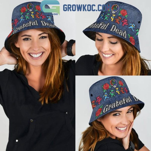 Grateful Dead Rock Fan Legend Jean Version Bucket Hat