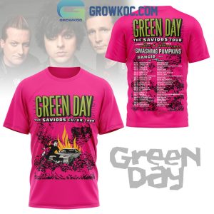 Green Day The Saviors Tour Smashing Pumpkins 2024 Hoodie Shirts