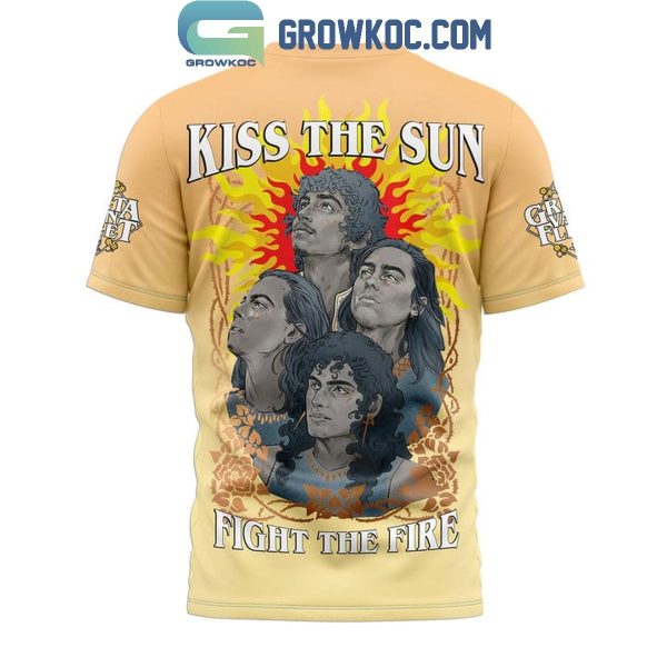 Greta Van Fleet Kiss The Sun Fight The Fire Hoodie Shirts