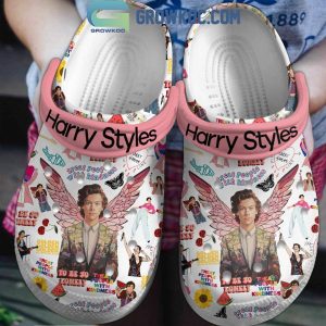 Harry Styles To Be So Lonely Treat People With Kindness Fan Crocs Clogs