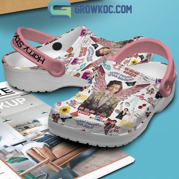 Harry Styles To Be So Lonely Treat People With Kindness Fan Crocs Clogs