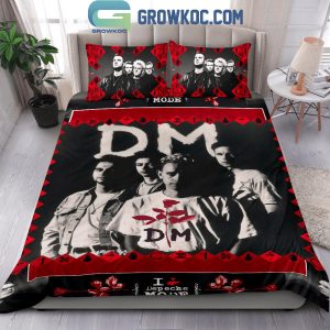 I Love Depeche Mode True Fan Red Heart Bedding Set