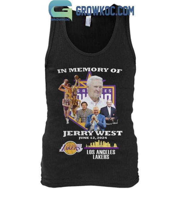 In Memory Of Jerry West Los Angeles Lakers 2024 T Shirt