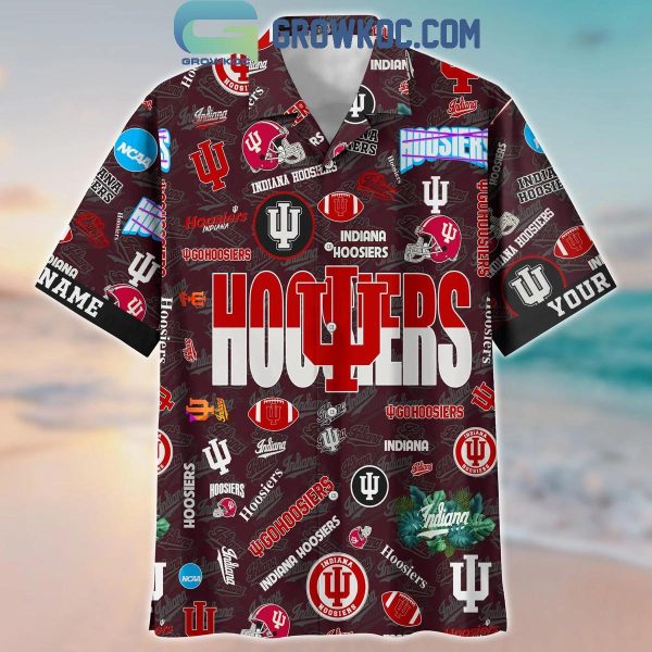 Indiana Hoosiers Solgan Go Hoosiers True Fan Spirit Personalized Hawaiian Shirts