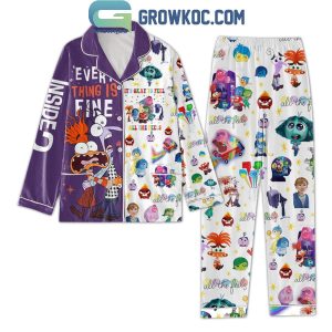 Inside Out 2 Every Thing Is Fine Polyester Pajamas Set