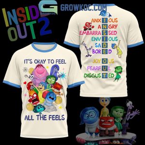 Inside Out 2 It’s Okay To Feel All The Feels Fan Hoodie Shirts