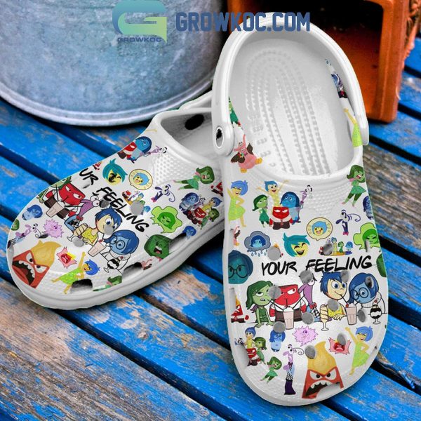Inside Out 2 Today I Feel Feelings Personalized Crocs Clogs