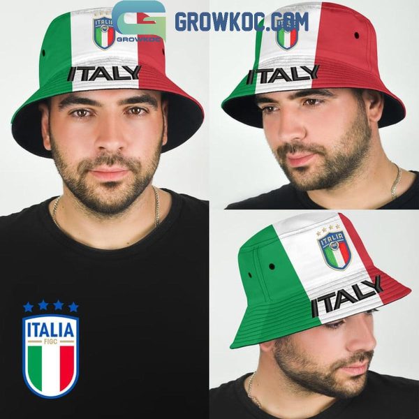 Italy Football Team UEFA Euro 2024 Fan Bucket Hat