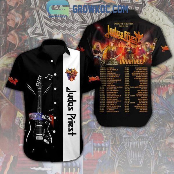 Judas Priest Invincible Shield Tour Europe 2024 Hawaiian Shirts