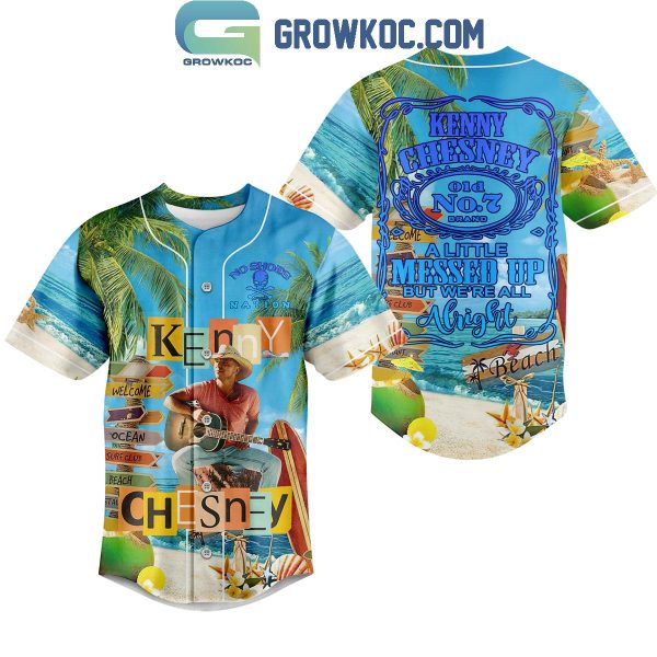 Kenny Chesney Beach Hawaii Fan Personalized Baseball Jersey