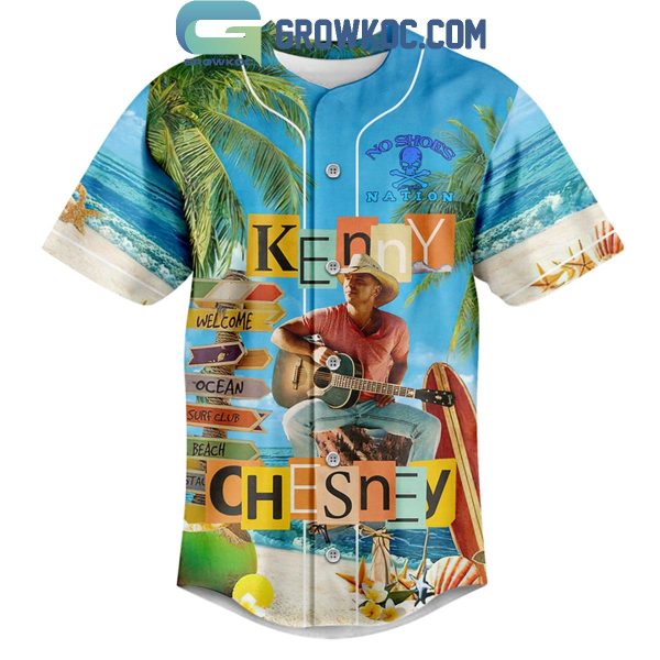 Kenny Chesney Beach Hawaii Fan Personalized Baseball Jersey