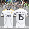Real Madrid Campeones 2023-2024 Laliga Season Player Name Hoodie Shirts