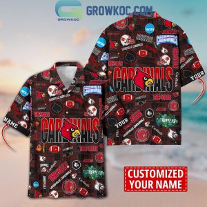 Louisville Cardinals Solgan The Ville True Fan Spirit Personalized Hawaiian Shirts