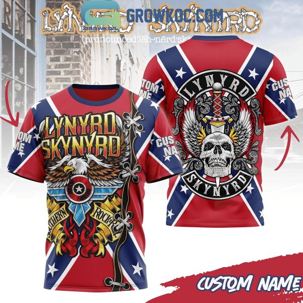 Lynyrd Skynyrd Southern Rock and Roll Personalized Hoodie Shirts
