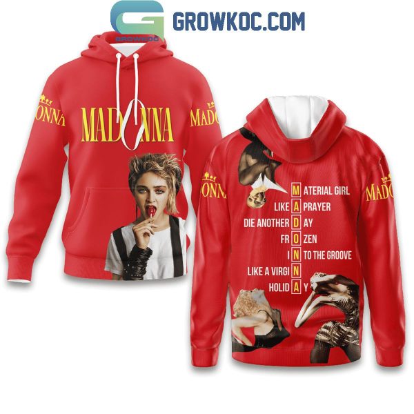 Madonna Material Girl Like A Prayer Fan Hoodie Shirts