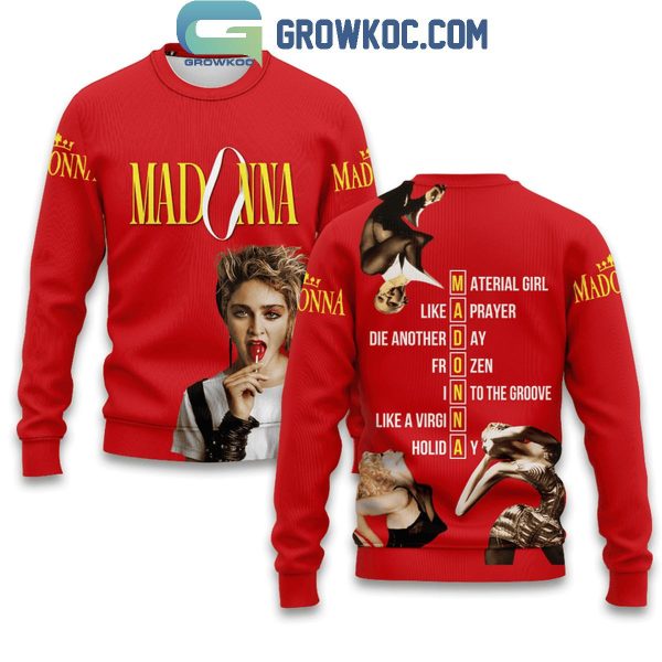 Madonna Material Girl Like A Prayer Fan Hoodie Shirts