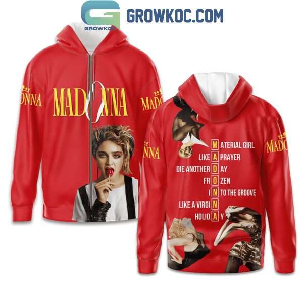 Madonna Material Girl Like A Prayer Fan Hoodie Shirts