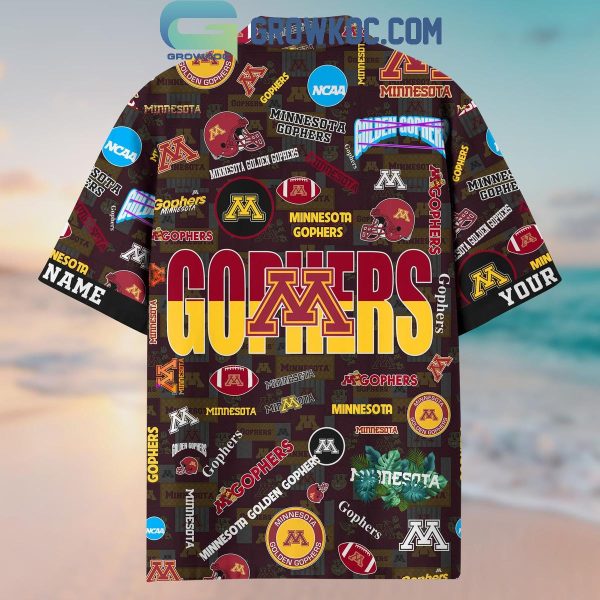 Minnesota Golden Gophers Solgan True Fan Spirit Personalized Hawaiian Shirts