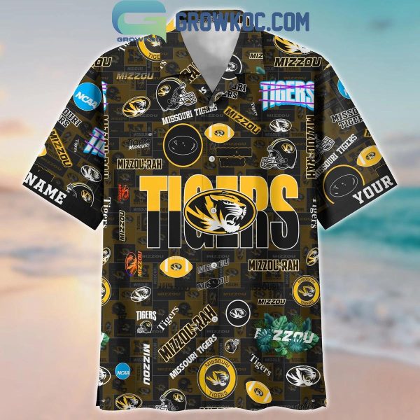 Missouri Tigers Solgan Mizzou Rah True Fan Spirit Personalized Hawaiian Shirts