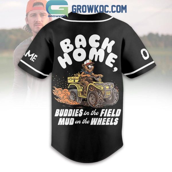 Morgan Wallen Back Home Buddies In The Field Personalized Baseball Jersey