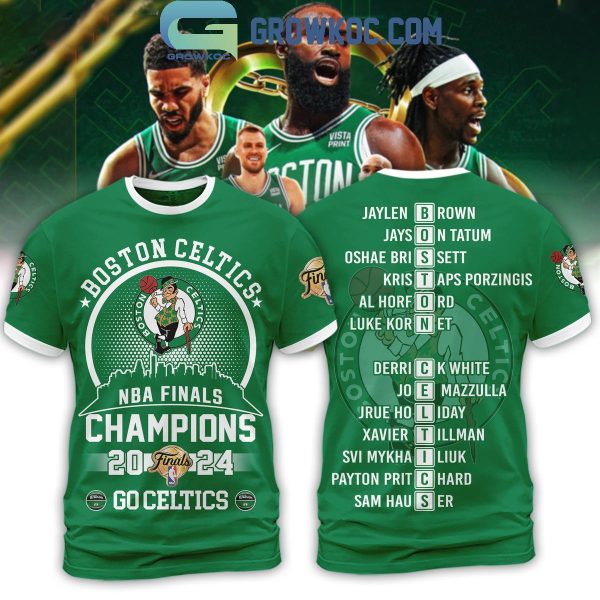 NBA Finals Champions 2024 Boston Celtics Go Celtics Hoodie T Shirt