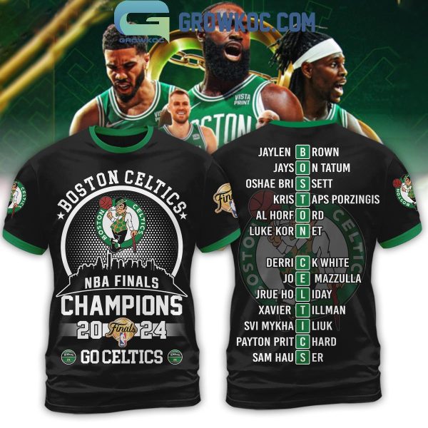 NBA Finals Champions 2024 Boston Celtics Go Celtics Hoodie T Shirt