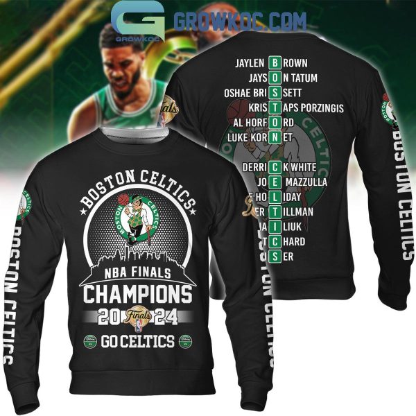 NBA Finals Champions 2024 Boston Celtics Go Celtics Hoodie T Shirt