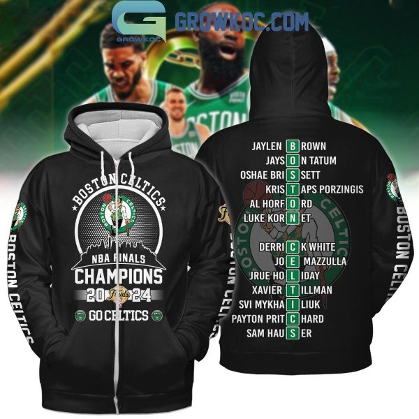 NBA Finals Champions 2024 Boston Celtics Go Celtics Hoodie T Shirt