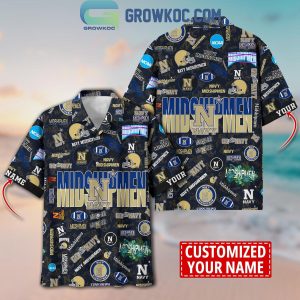 Navy Midshipmen Solgan Go Navy True Fan Spirit Personalized Hawaiian Shirts