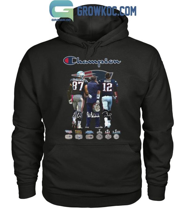 New England Patriots The Legends Of The Champions Brady And Grokkonski T-Shirt