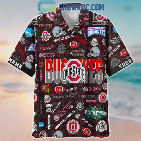 Ohio State Buckeyes Solgan Go Buckeyes True Fan Spirit Personalized Hawaiian Shirts
