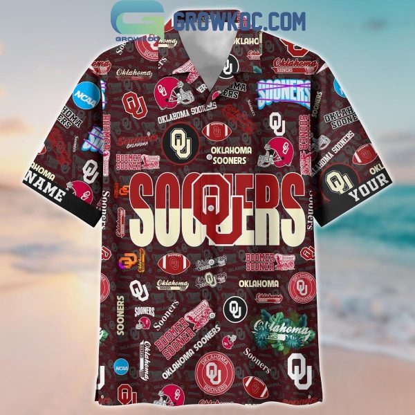 Oklahoma Sooners Solgan Boomer Sooner True Fan Spirit Personalized Hawaiian Shirts