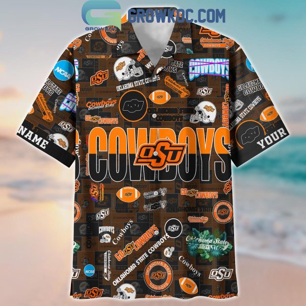 Oklahoma State Cowboys Solgan Go Cowboys True Fan Spirit Personalized Hawaiian Shirts