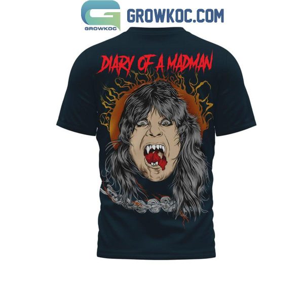 Ozzy Osbourne Diary Of A Madman Fan Hoodie T-Shirt
