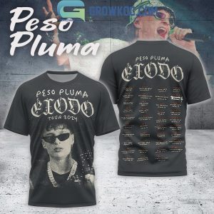 Peso Pluma Exodo Tour 2024 With Schedule Personalized Baseball Jersey