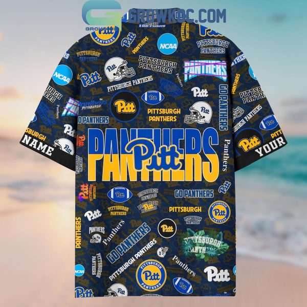 Pittsburgh Panthers Solgan Go Panthers True Fan Spirit Personalized Hawaiian Shirts