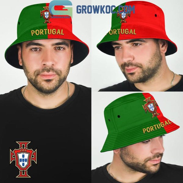 Portugal Football Team UEFA Euro 2024 Fan Bucket Hat