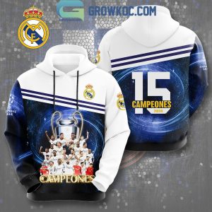 London 2024 Real Madrid Champions League 15th Fly Better Hoodie Shirts